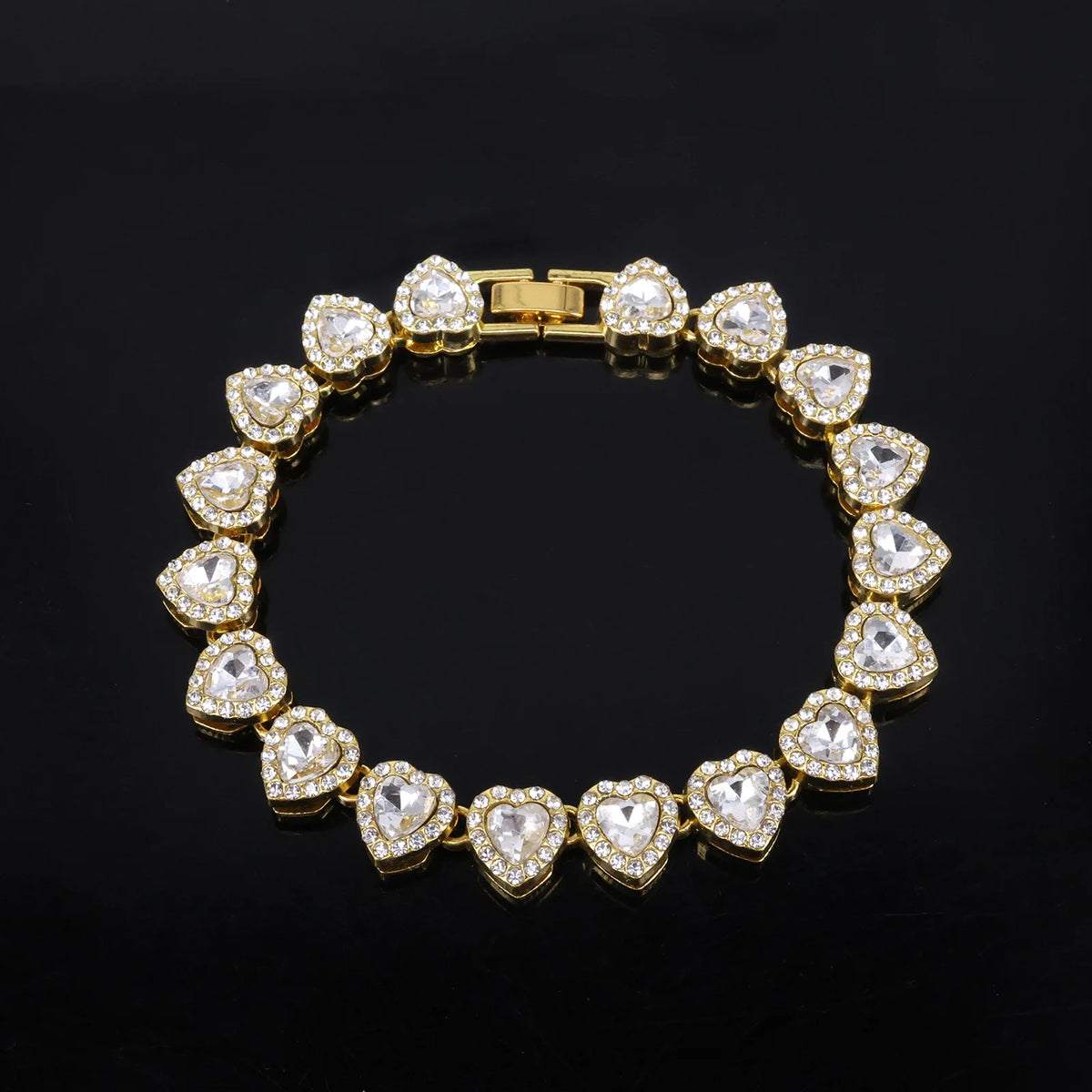 Luxe Heart Tennis Bracelet